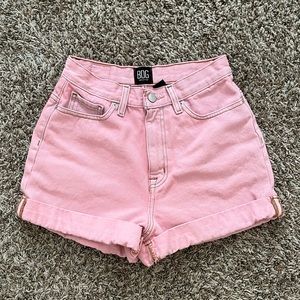 Pink Urban Outfitters Mom Style Shorts